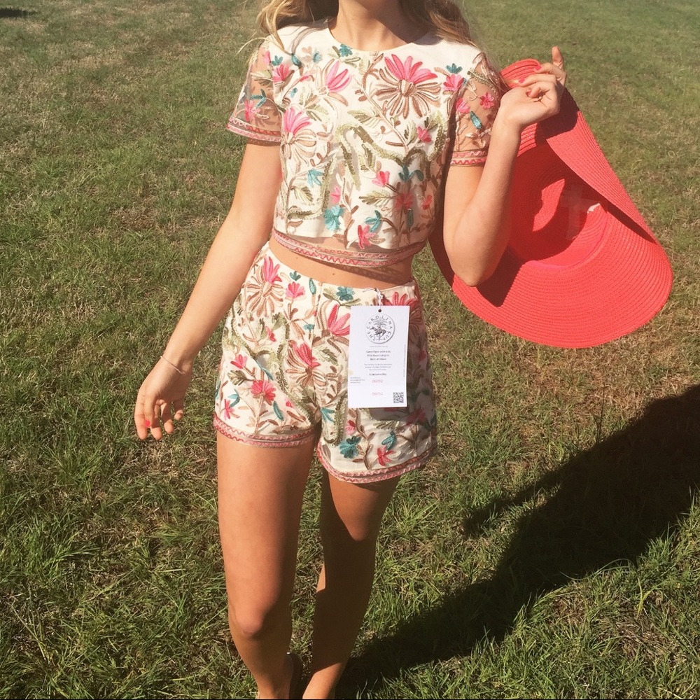 2 piece floral set
